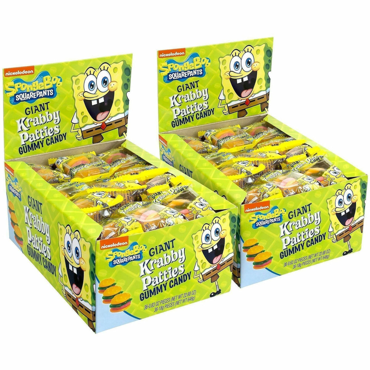 Green Rabbit SpongeBob GIANT Krabby Patty Gummies