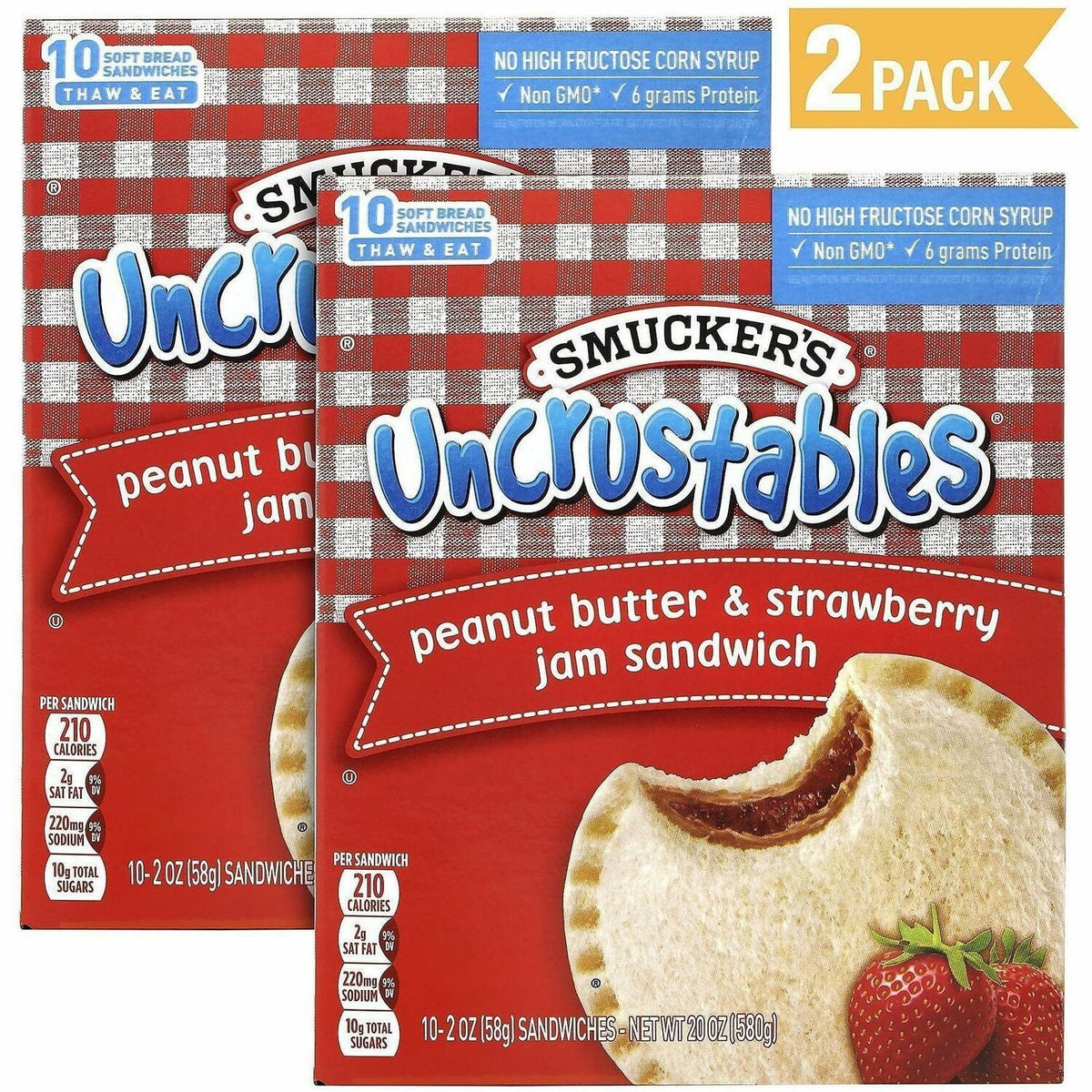 Smucker's Uncrustables Peanut Butter & Strawberry Jam