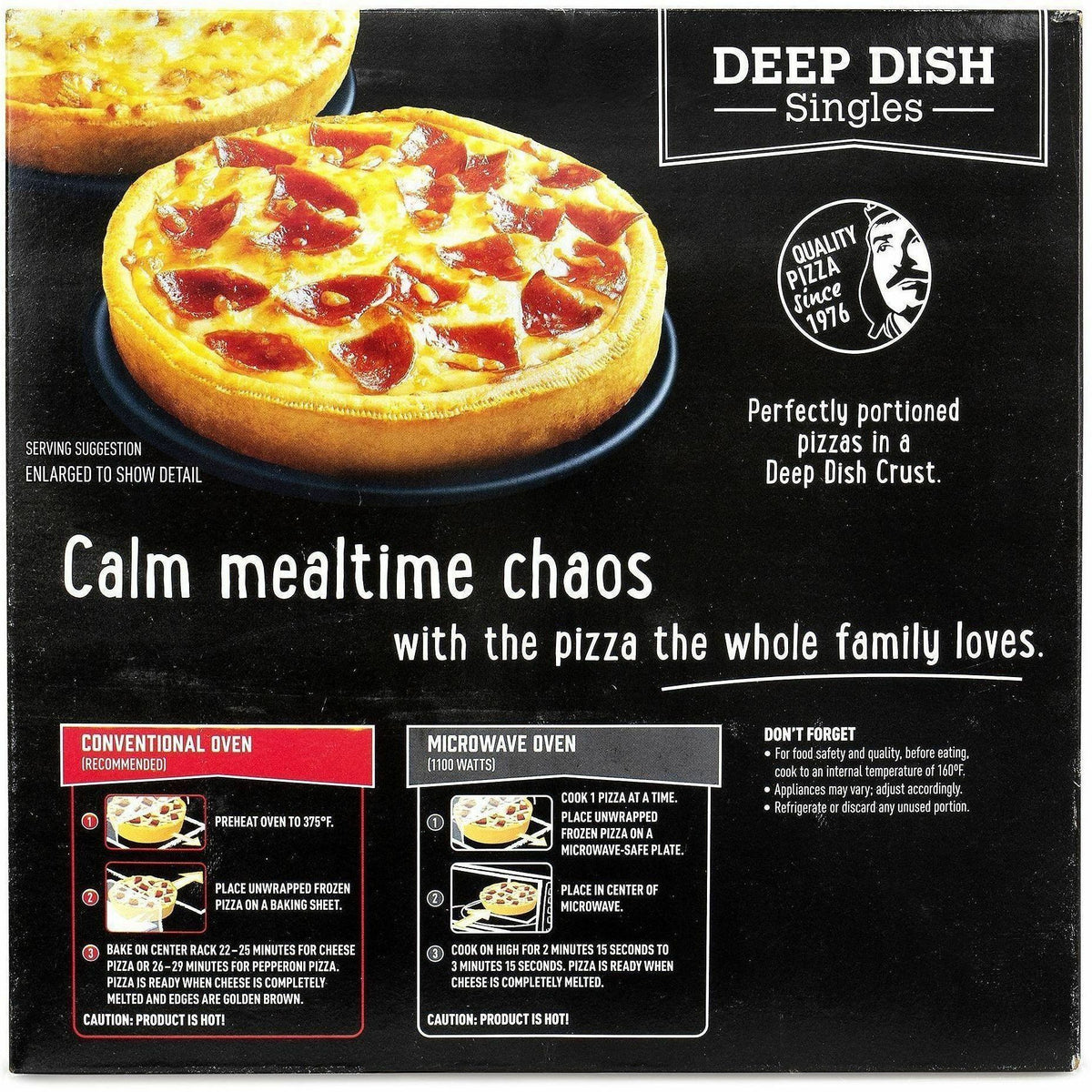 Green Rabbit Red Barron Deep-Dish Pizza Singles
