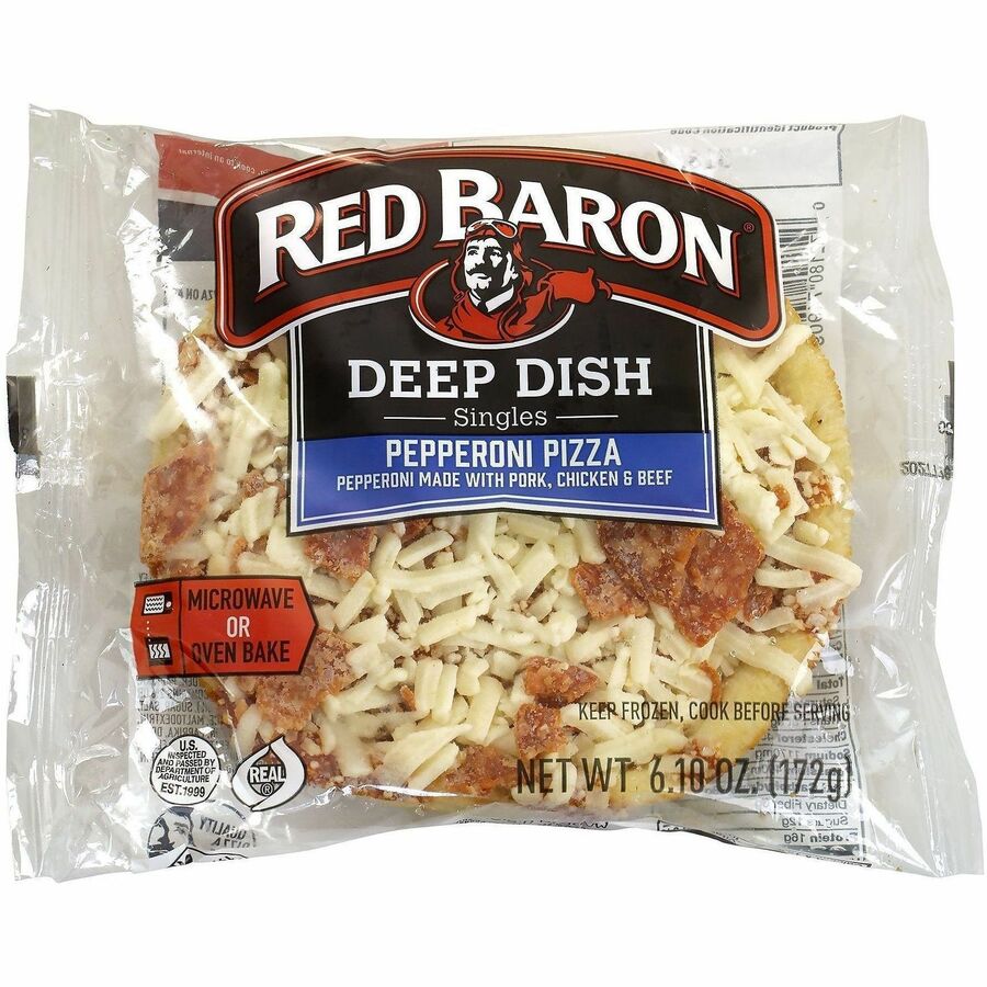 Green Rabbit Red Barron Deep-Dish Pizza Singles