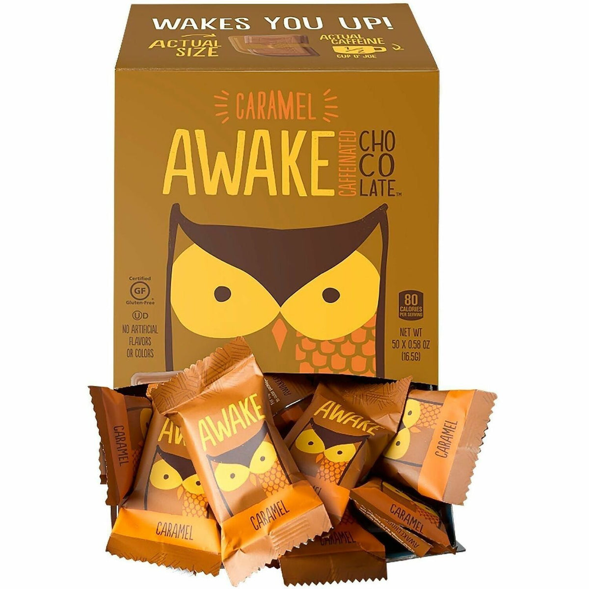 Green Rabbit Awake Caffeinated Caramel/Choco Bites