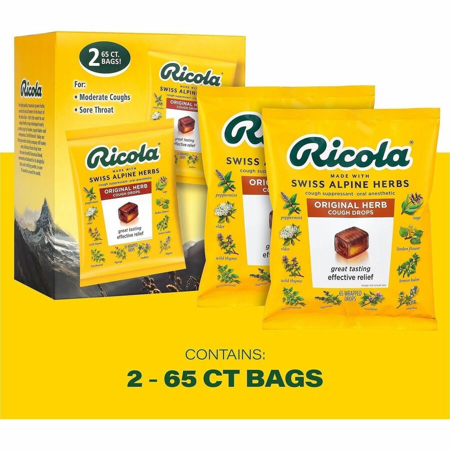 Green Rabbit Ricola Original Herb Cough Drops