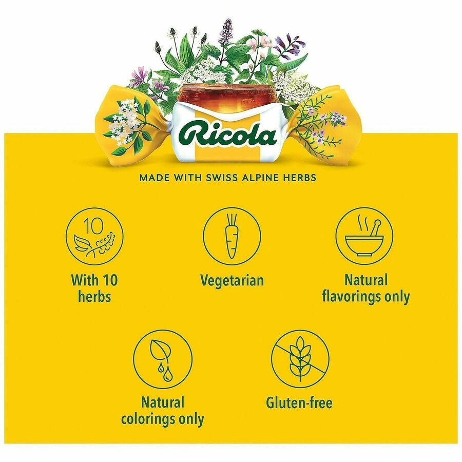 Green Rabbit Ricola Original Herb Cough Drops