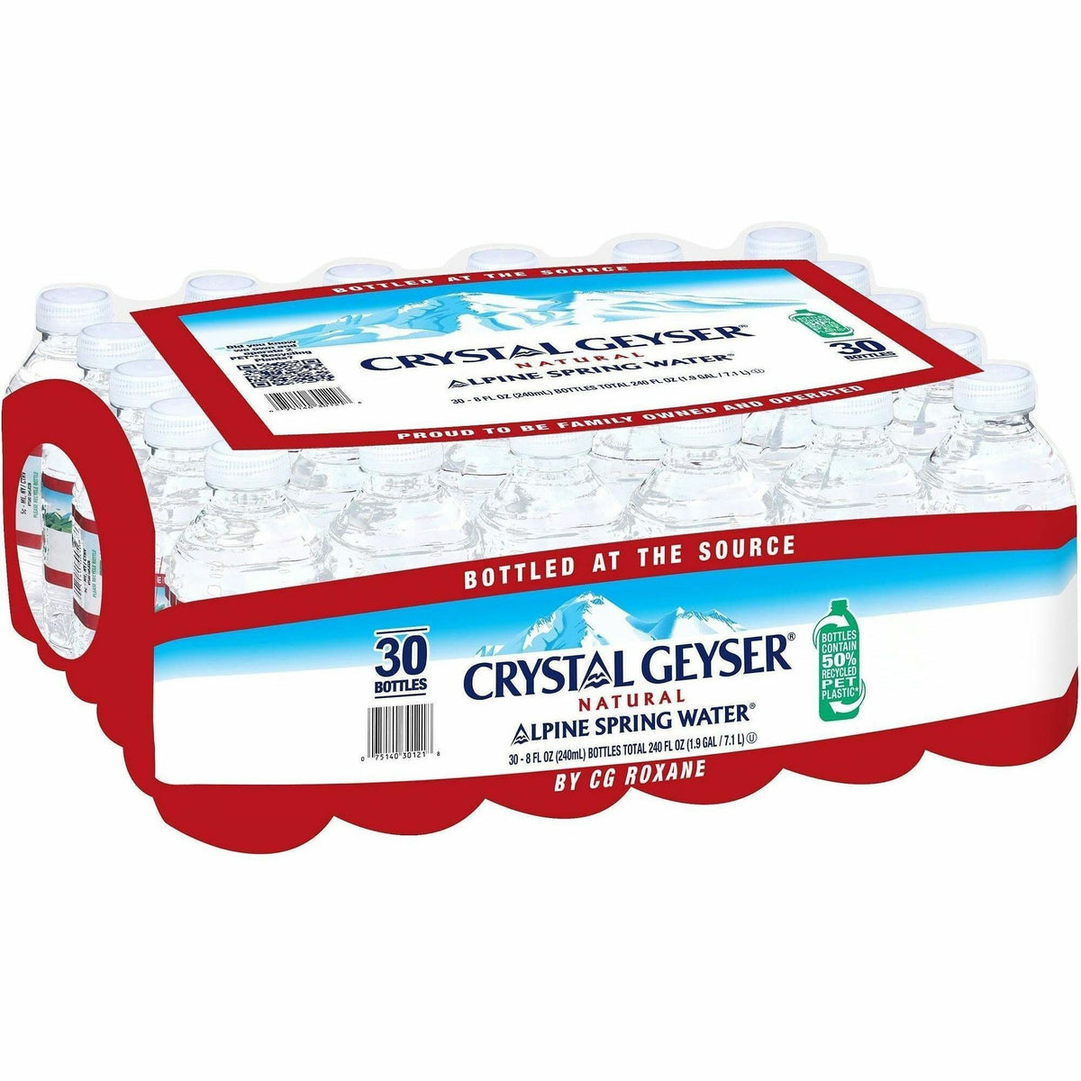 Crystal Geyser Water Alpine Spring Bottled Water