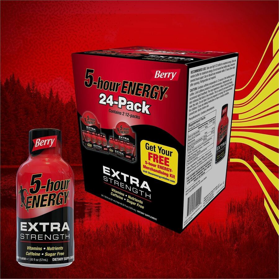 Green Rabbit 5 Hour Energy Extra-Strength Berry