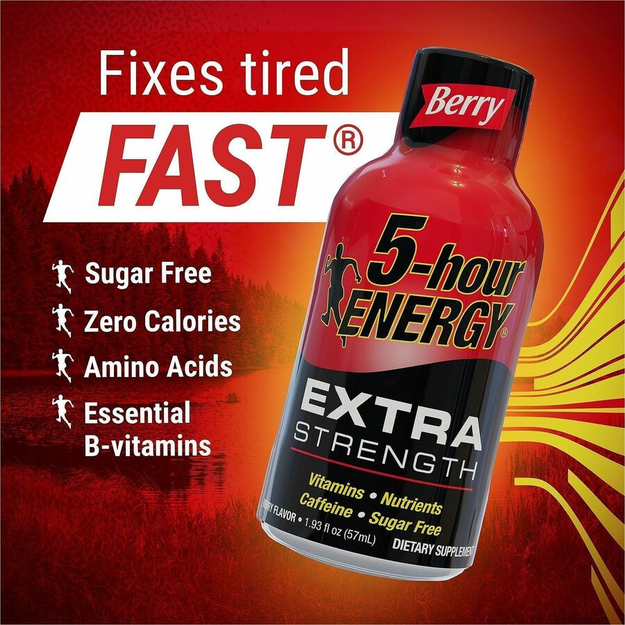 Green Rabbit 5 Hour Energy Extra-Strength Berry