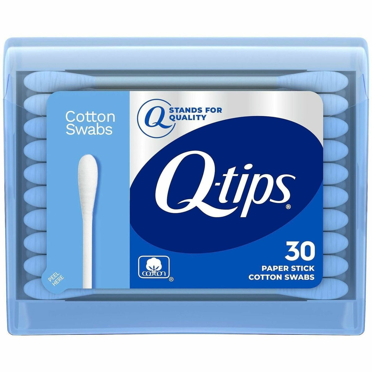 Soapbox Q-tips Original Cotton Swabs Compact Travel Pack