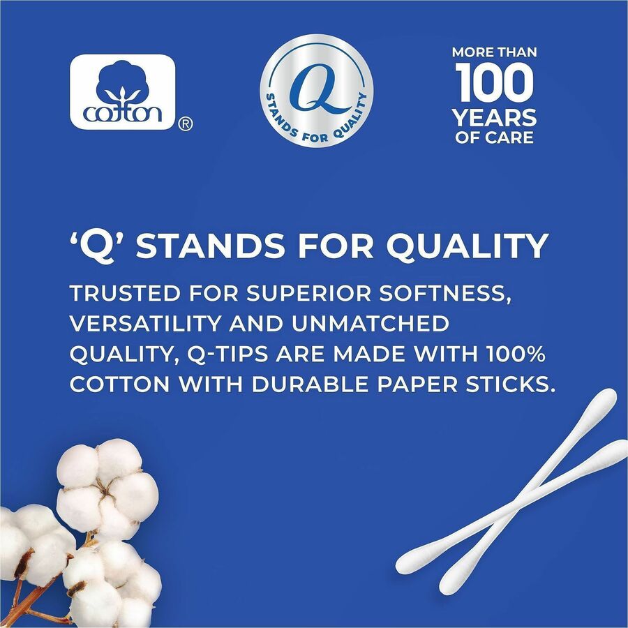 Soapbox Q-tips Antibacterial Original Cotton Swabs