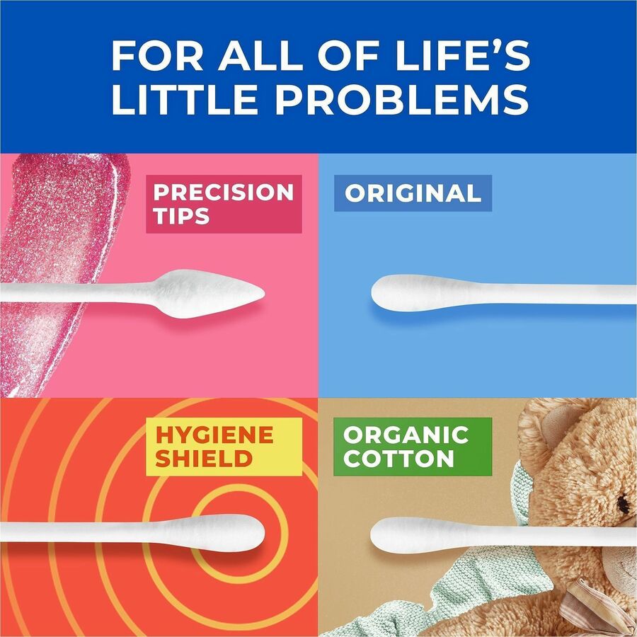 Soapbox Q-tips Antibacterial Original Cotton Swabs