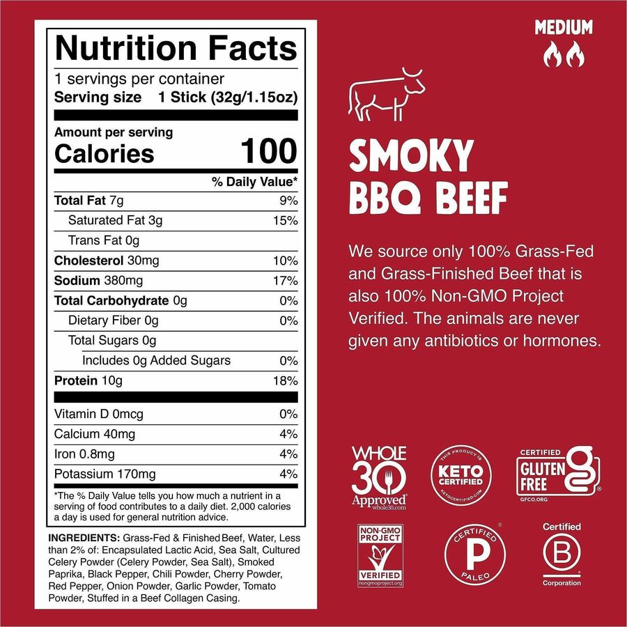 CHOMPS Beef Jerky Sticks