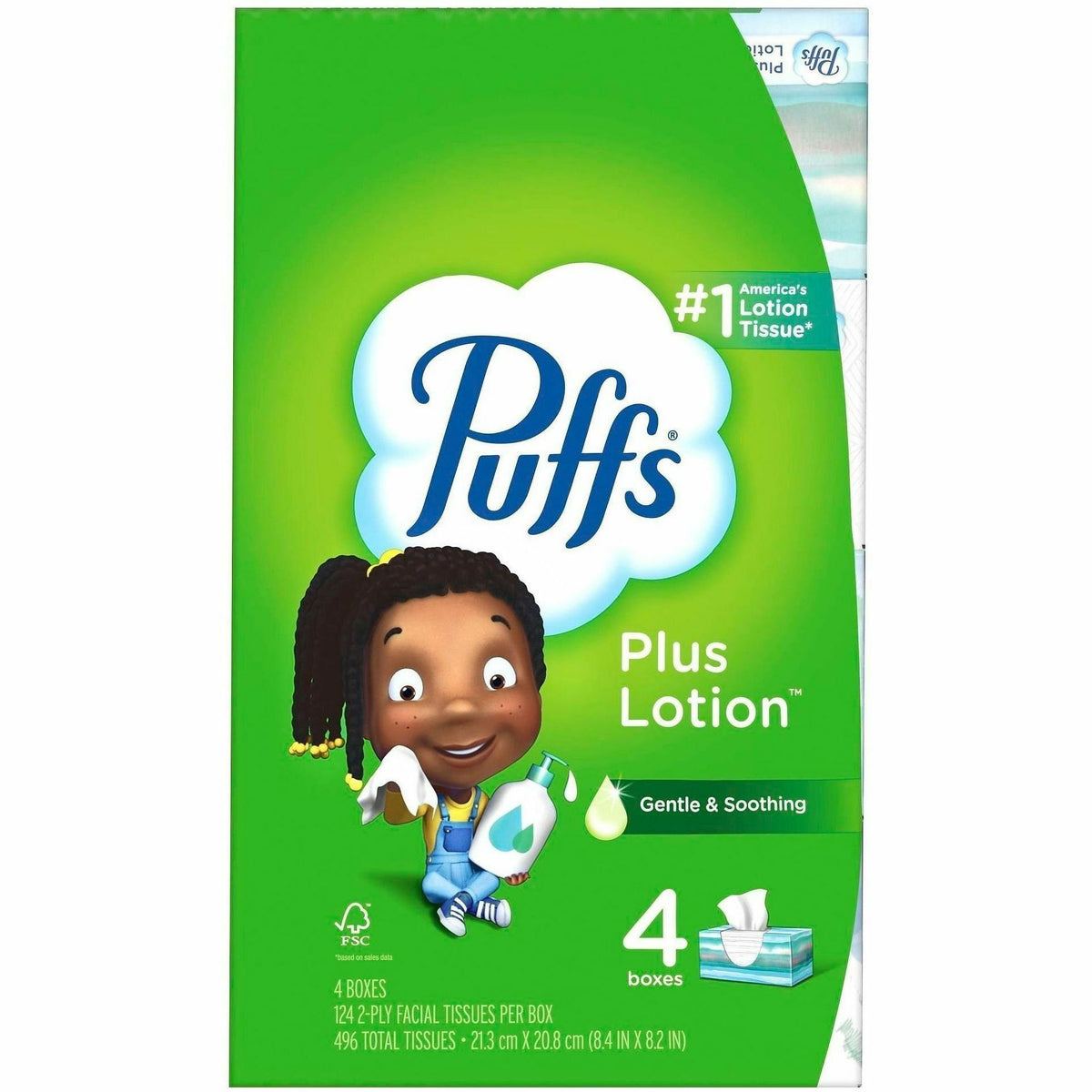Puffs Plus Lotion Facial Tissue