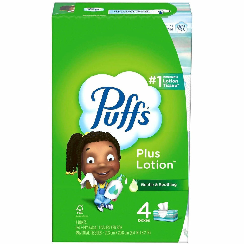 Puffs Plus Lotion Facial Tissue
