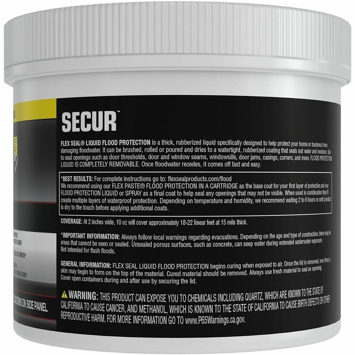 FLEX SEAL SECUR Low-Level Flood Protection Liquid Rubber