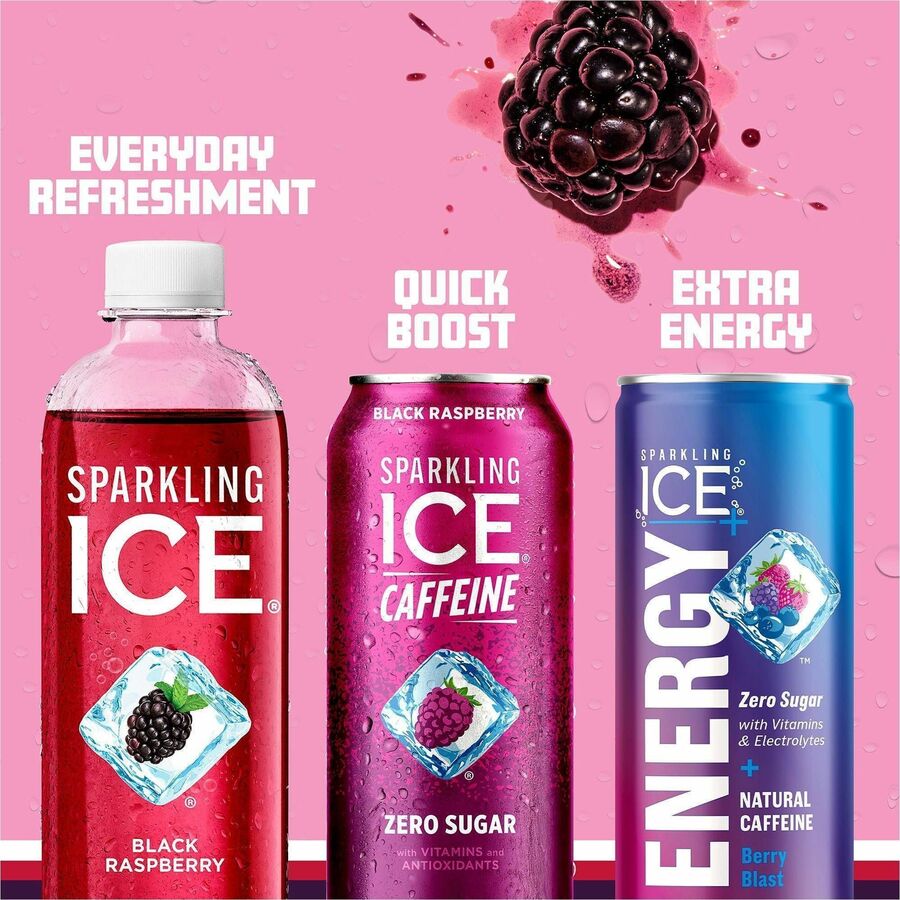 Talking Rain Sparkling ICE Purple-Variety Flavor Sparkling Water