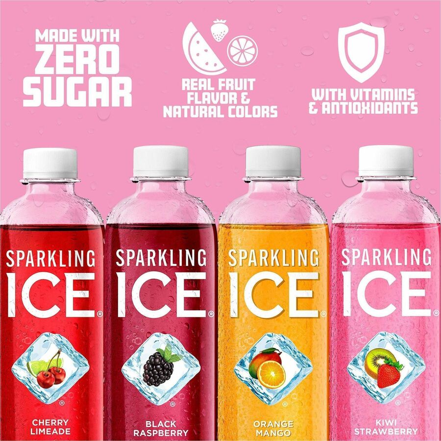 Talking Rain Sparkling ICE Purple-Variety Flavor Sparkling Water