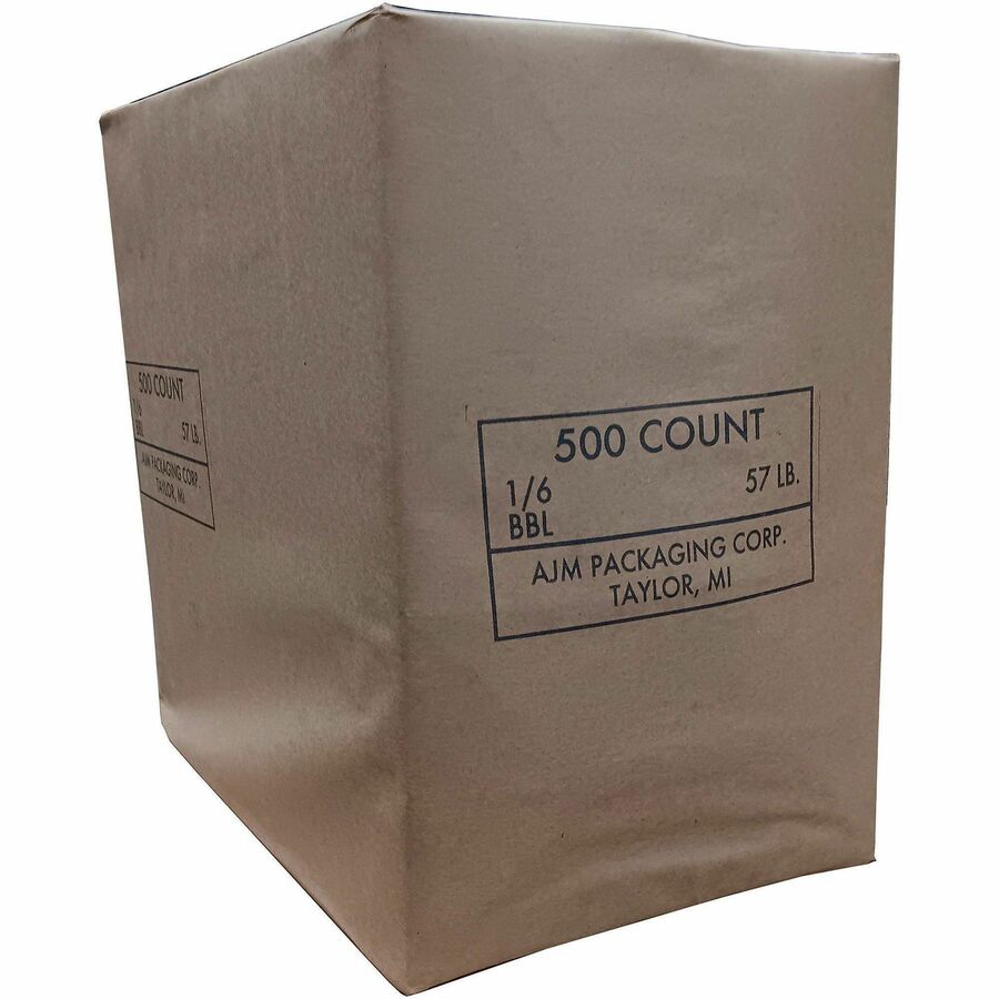AJM 1/6 BBL #57 Kraft Paper Grocery Sacks