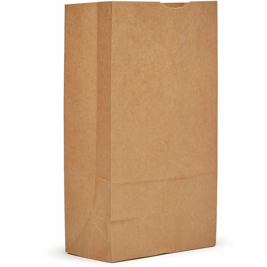 AJM #12 Squat Heavy-Duty Kraft Paper Grocery Bags