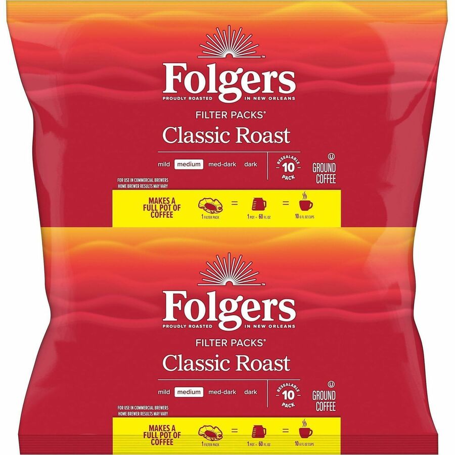 Folgers® Filter Pack Classic Roast Ground Coffee Filter Packs