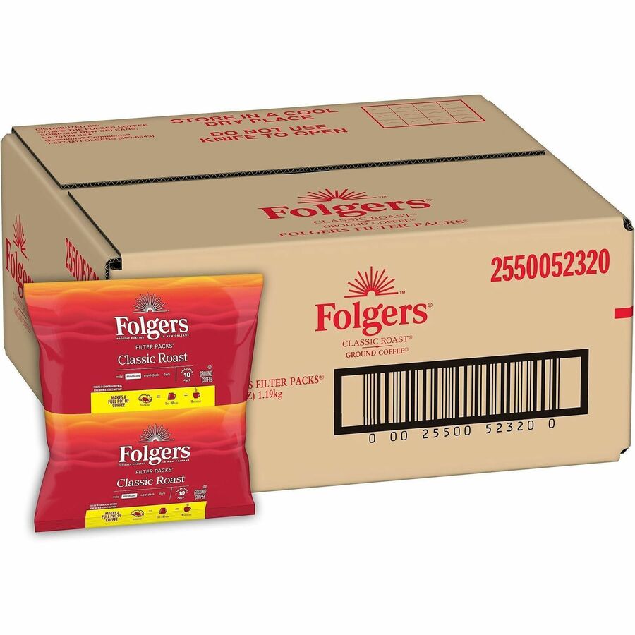 Folgers® Filter Pack Classic Roast Ground Coffee Filter Packs