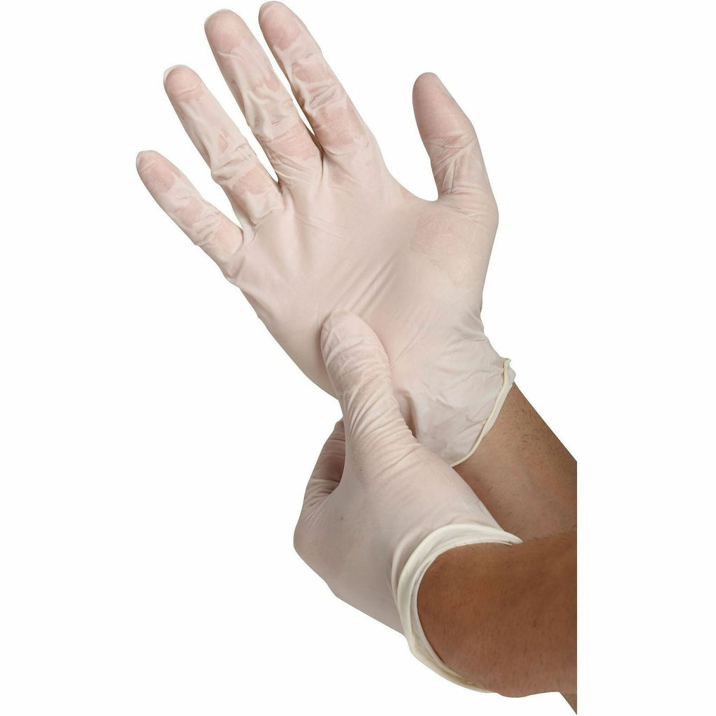 Genuine Joe Powder-Free Latex Work Gloves