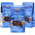 Green Rabbit Ghirardelli Dark Chocolate Sea Salt Caramel Squares