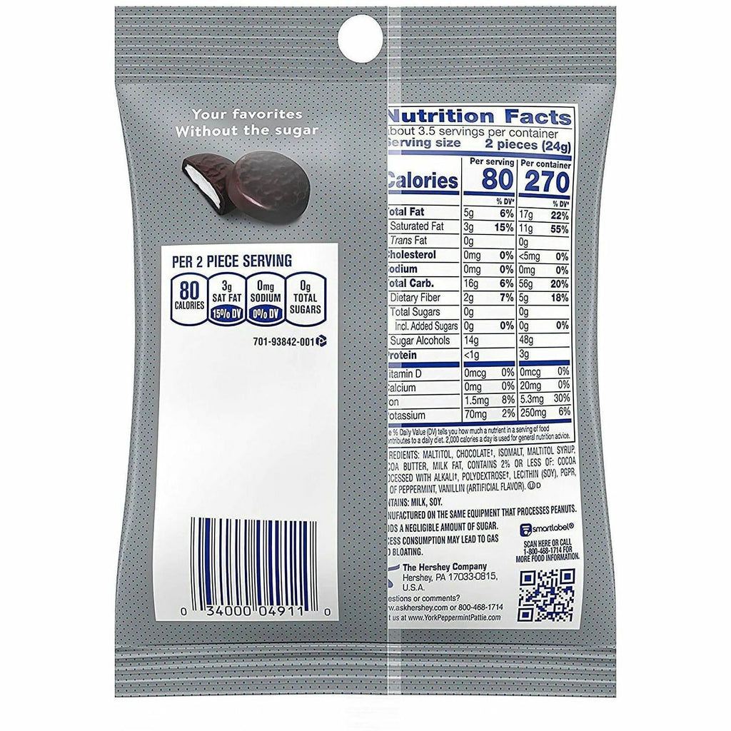 Green Rabbit York Sugar-Free Peppermint Patties