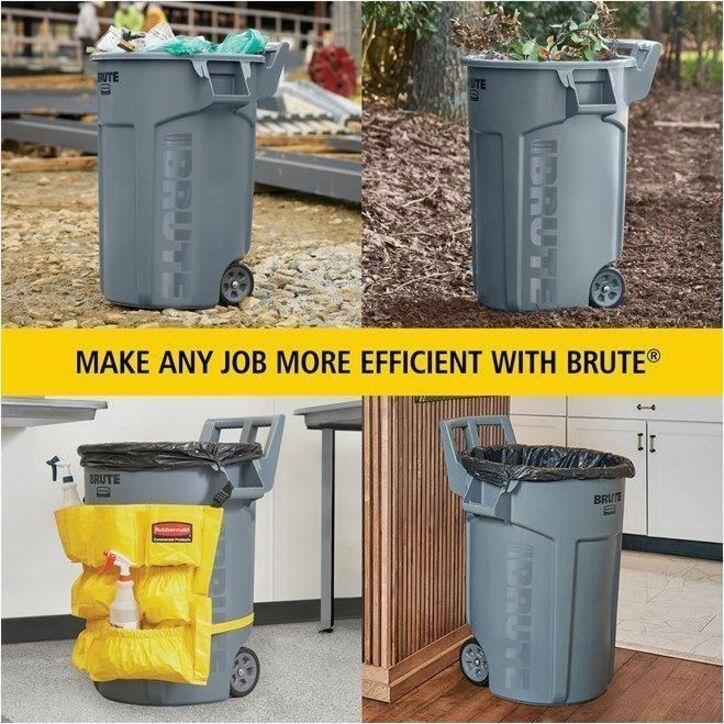 Rubbermaid Commercial Vented Wheeled Brute Container