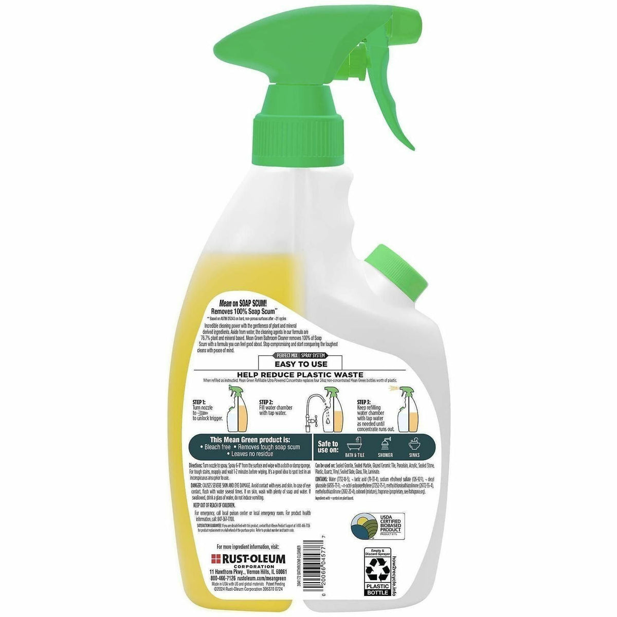 Mean Green Refillable Bathroom Cleaner