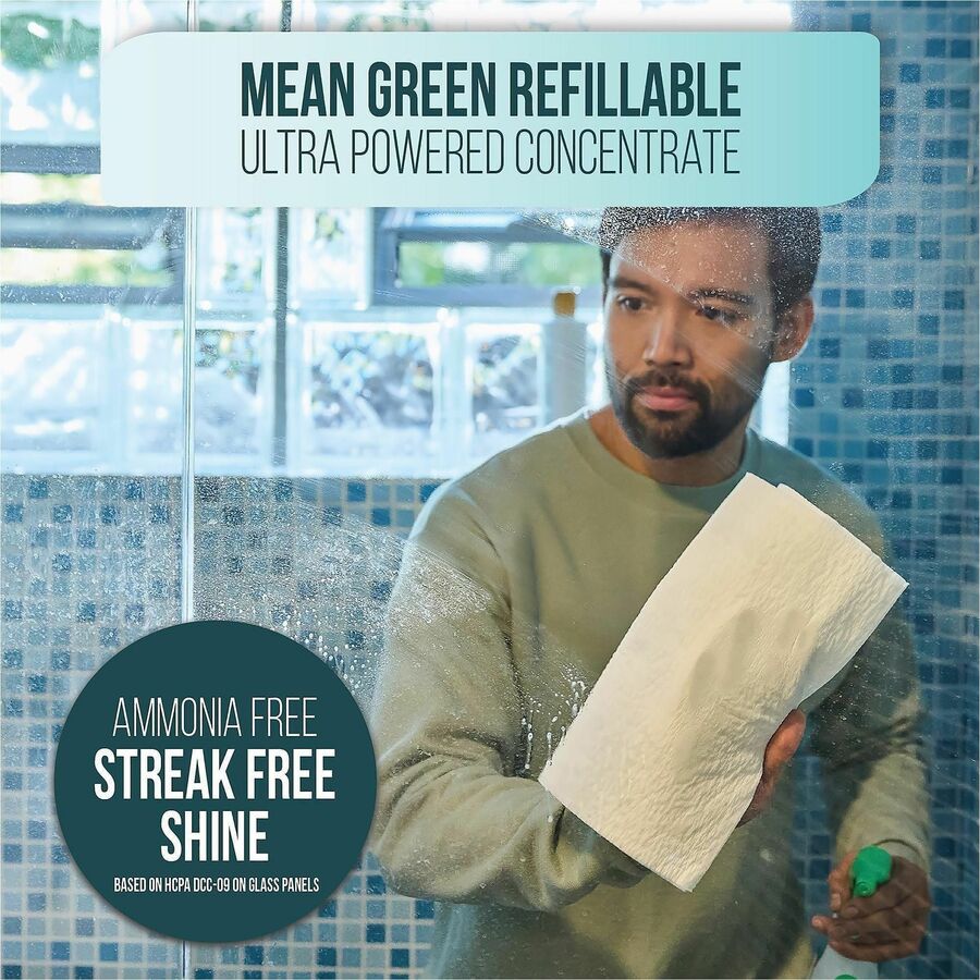 Mean Green Refillable Glass Cleaner Concentrate