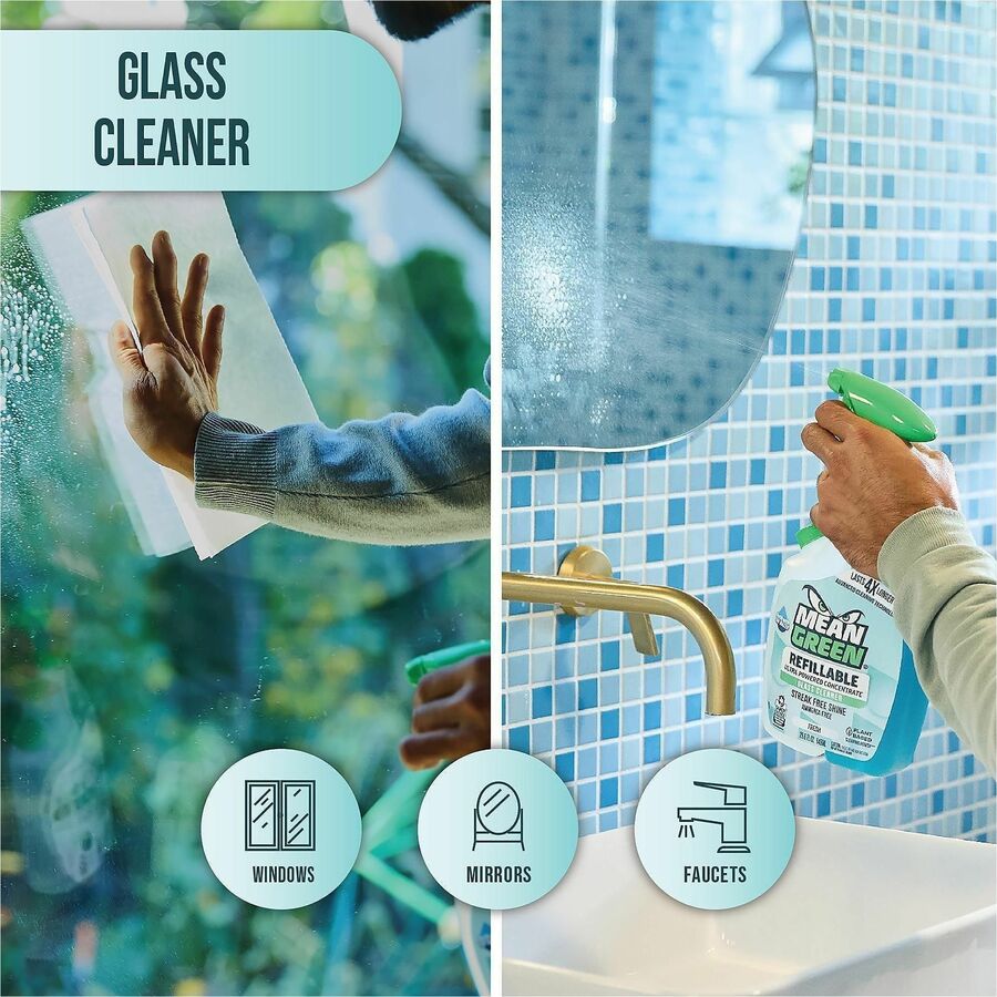 Mean Green Refillable Glass Cleaner Concentrate