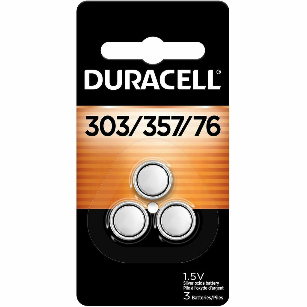 Duracell 303/357 Silver Oxide Button Batteries