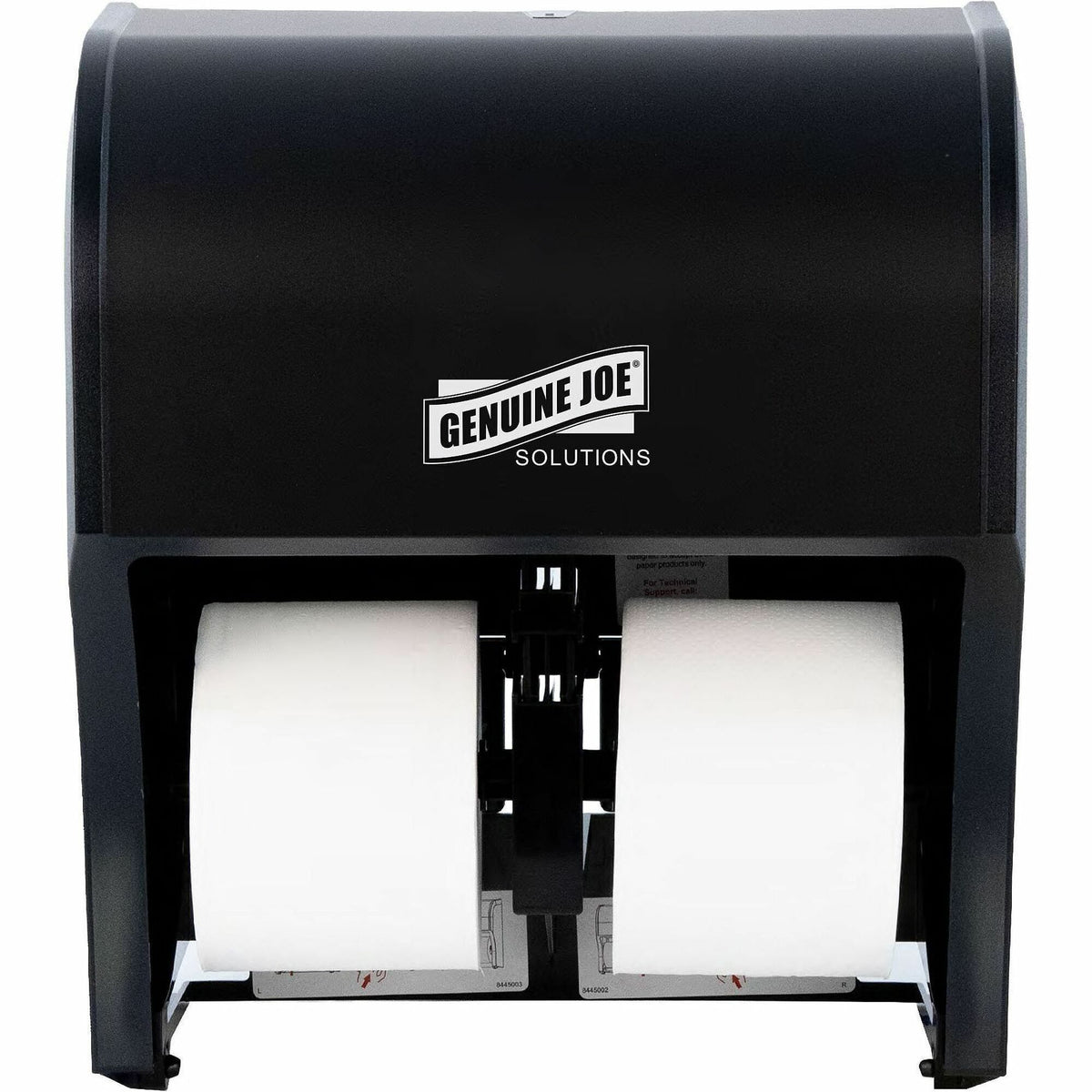 Genuine Joe Solutions 4-Roll Bath Tissue Dispenser