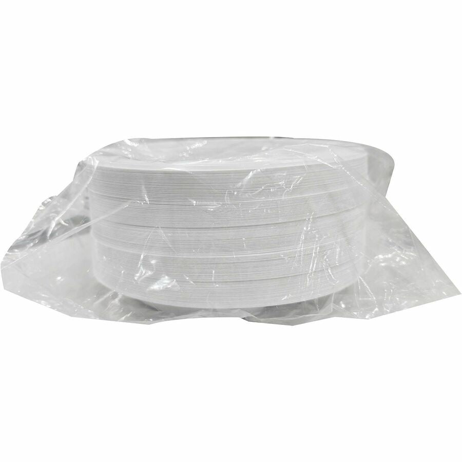 Genuine Joe 3-Compartment Plastic Plates