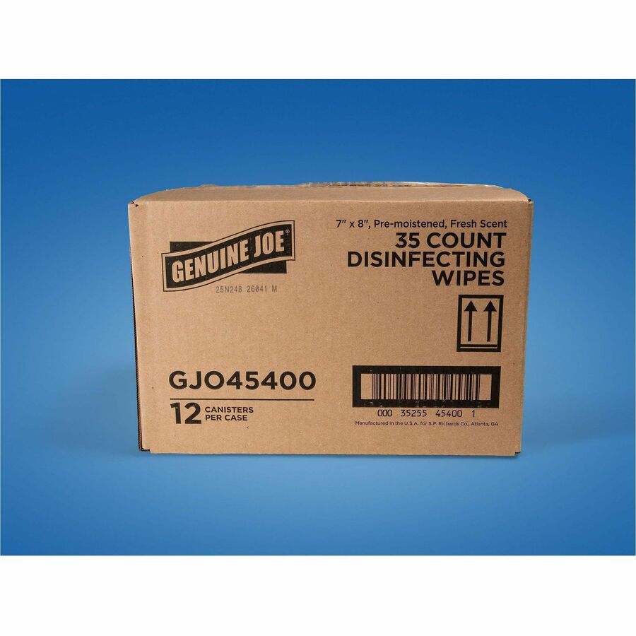 Genuine Joe Broad-Spectrum Disinfectant Wipes