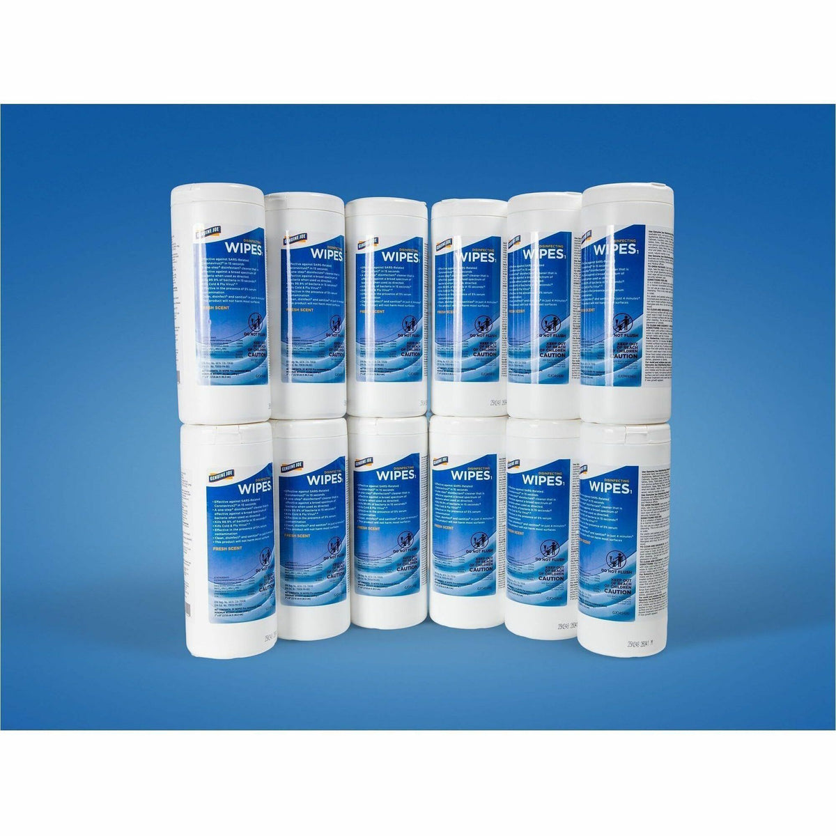 Genuine Joe Broad-Spectrum Disinfectant Wipes