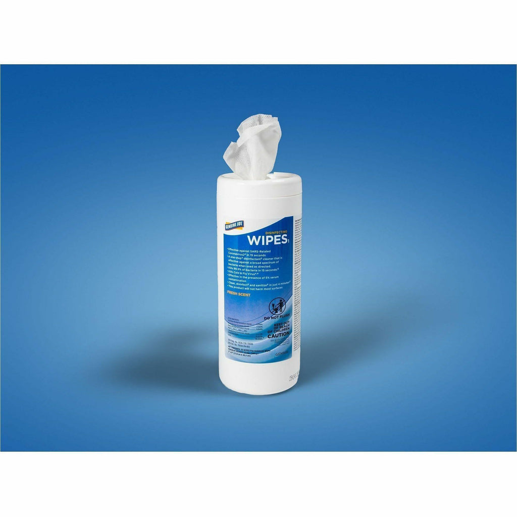 Genuine Joe Broad-Spectrum Disinfectant Wipes