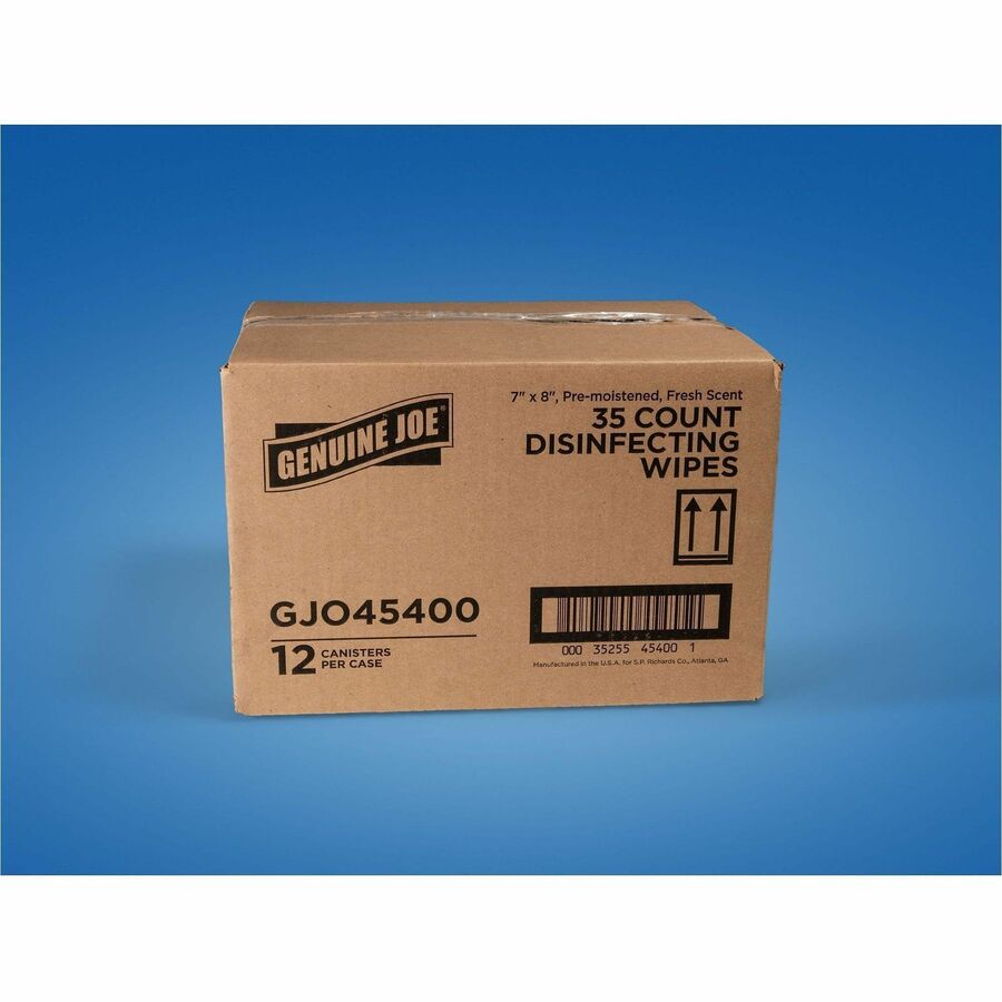 Genuine Joe Broad-Spectrum Disinfectant Wipes
