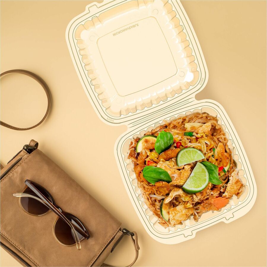 Dart 9" Hinged Food Container