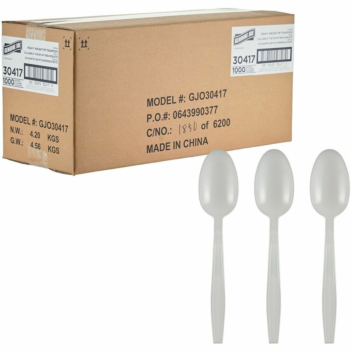 Genuine Joe Heavy-Weight Polypropylene Cutlery