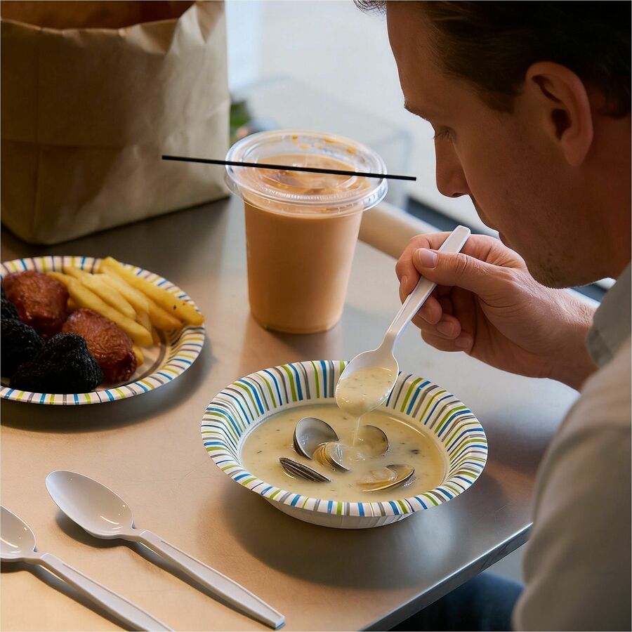Genuine Joe Heavy-Weight Polypropylene Cutlery