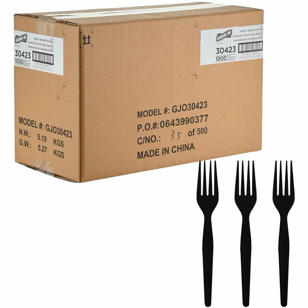 Genuine Joe Disposable Polystyrene Cutlery