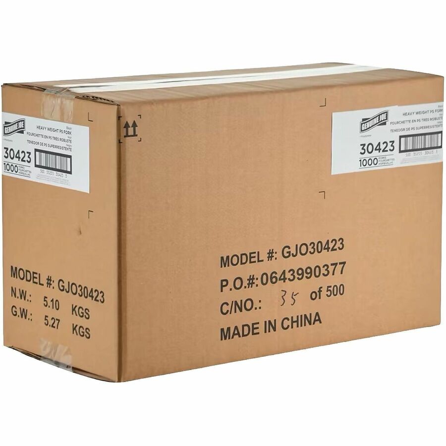 Genuine Joe Disposable Polystyrene Cutlery