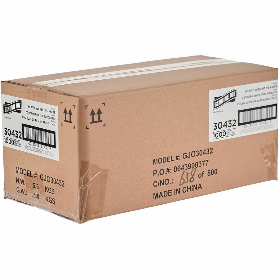 Genuine Joe Disposable Polystyrene Cutlery