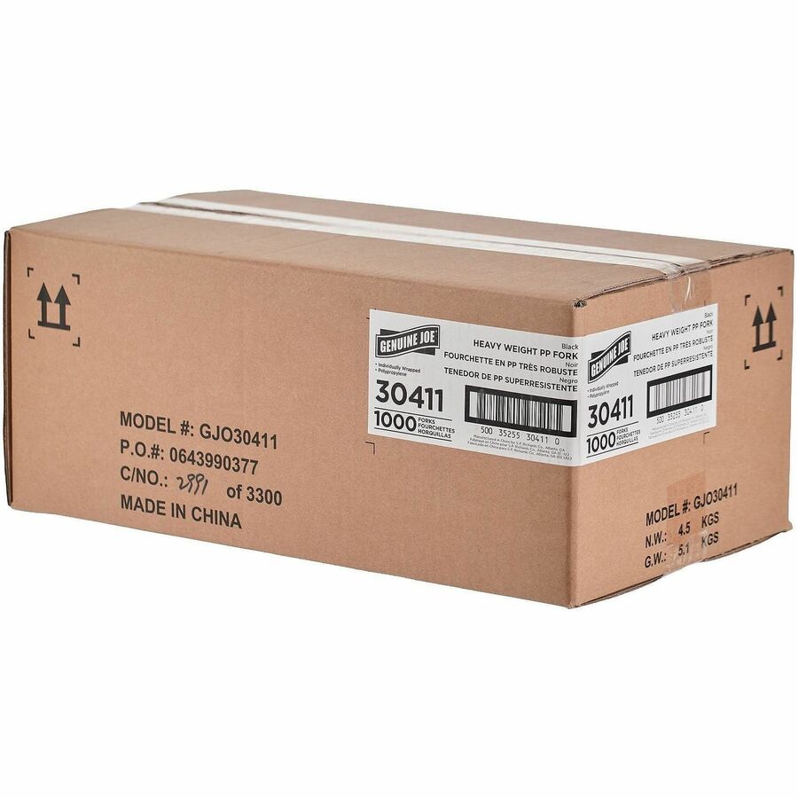 Genuine Joe Heavy-Weight Polypropylene Cutlery