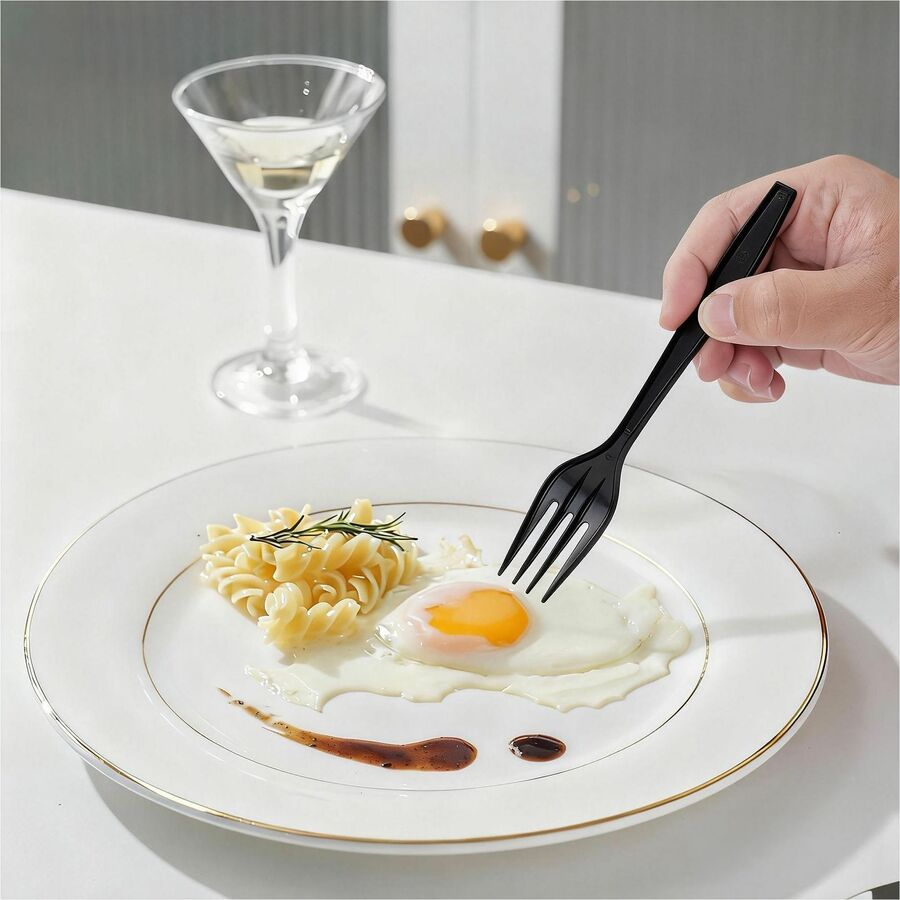 Genuine Joe Heavy-Weight Polypropylene Cutlery