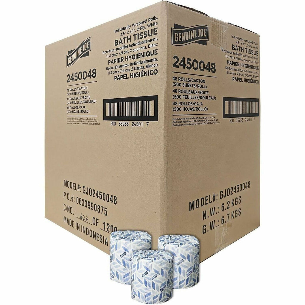 Genuine Joe 2-Ply Bathroom Tissue
