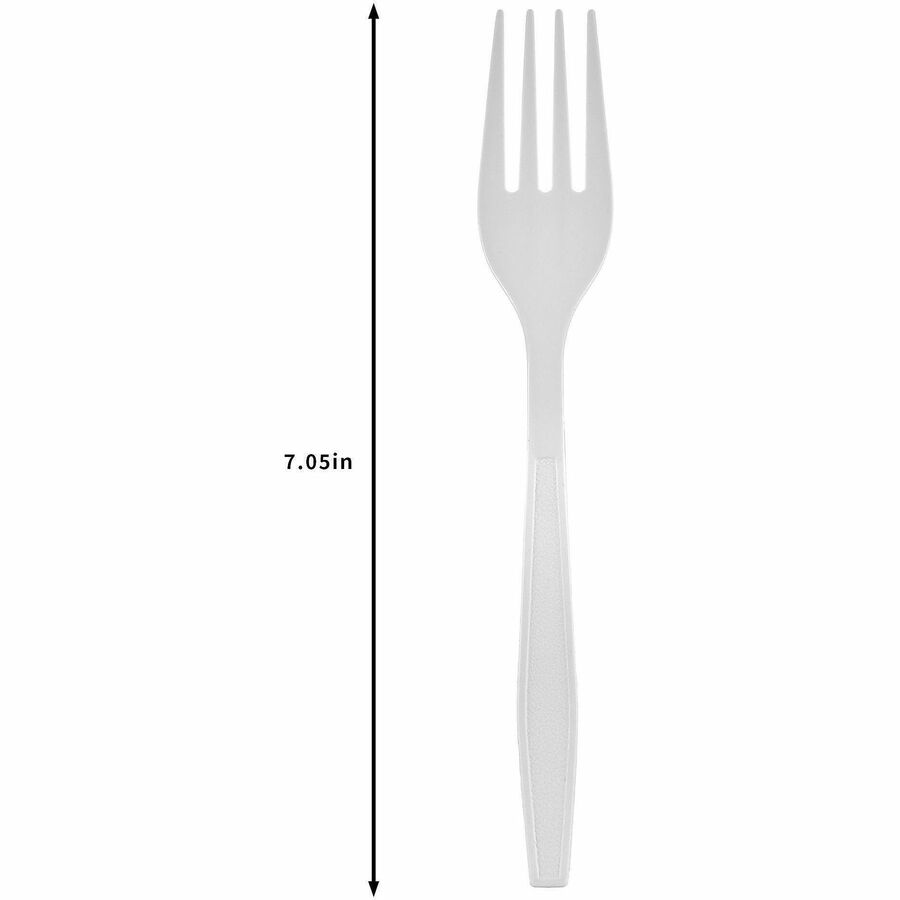 Genuine Joe Heavy-Weight Polypropylene Cutlery