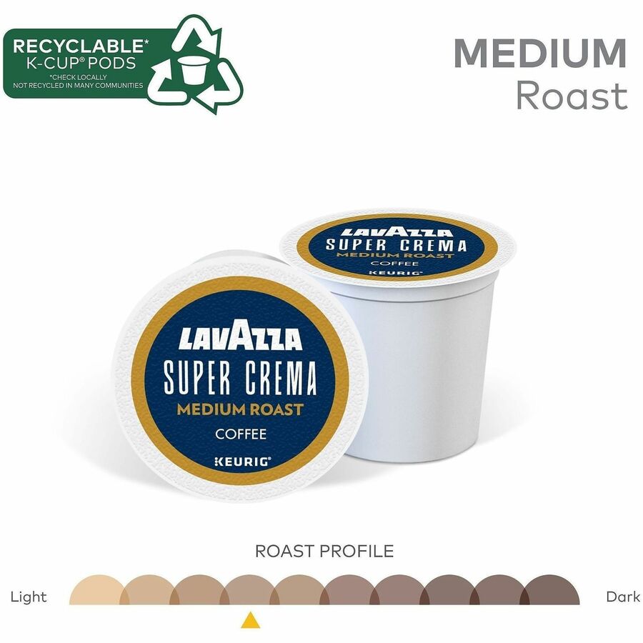 Lavazza K-Cup, Pod, Ground Super Crema K-Cup Coffee Pods