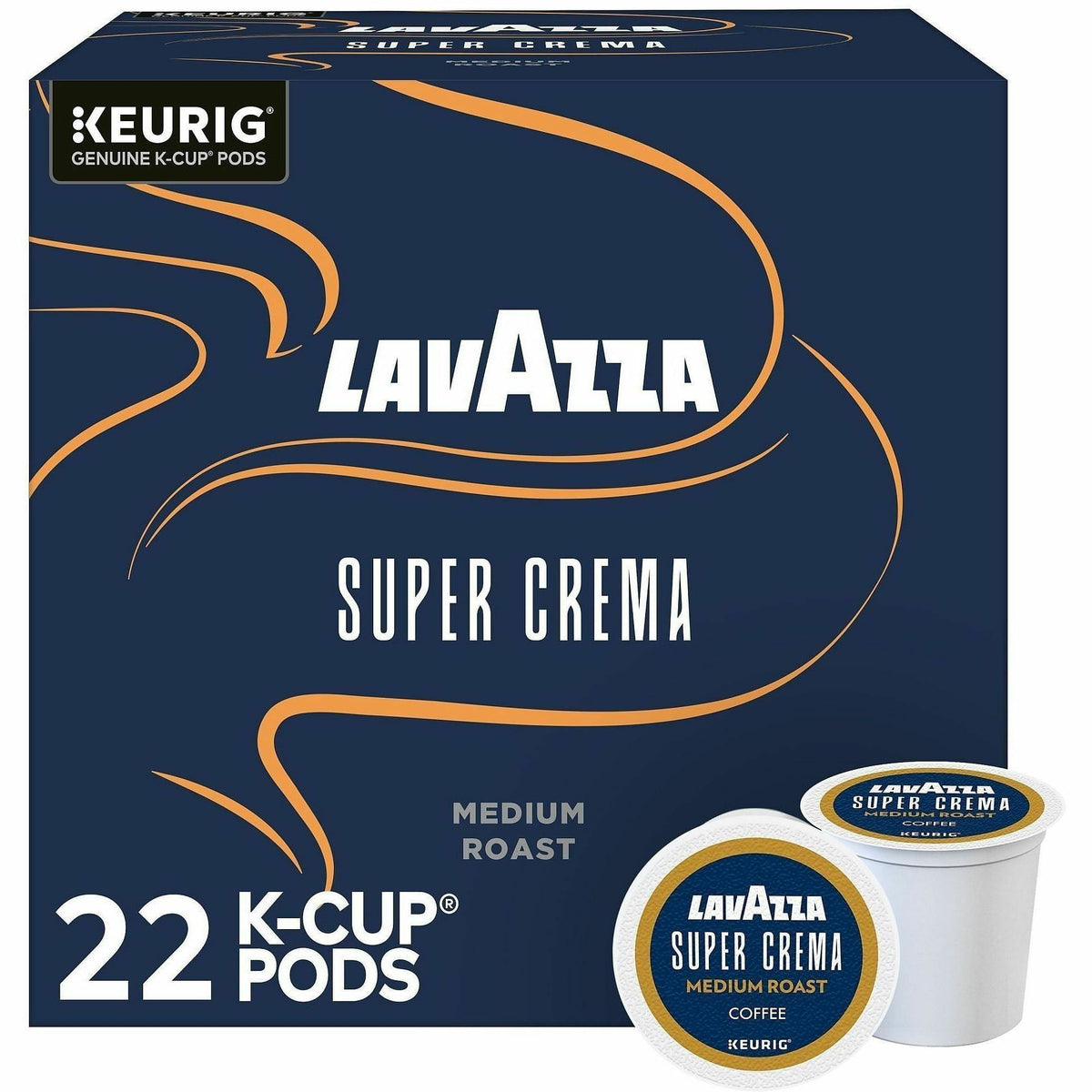 Lavazza K-Cup, Pod, Ground Super Crema K-Cup Coffee Pods