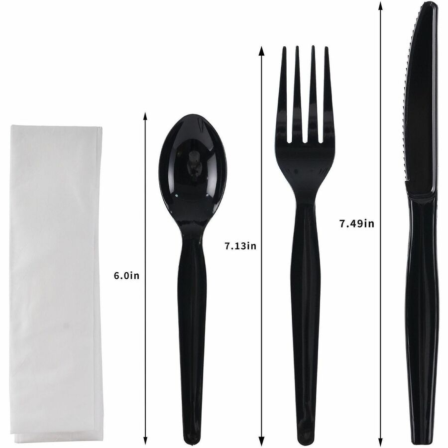 Genuine Joe 4-Piece Heavyweight Utensil Kit